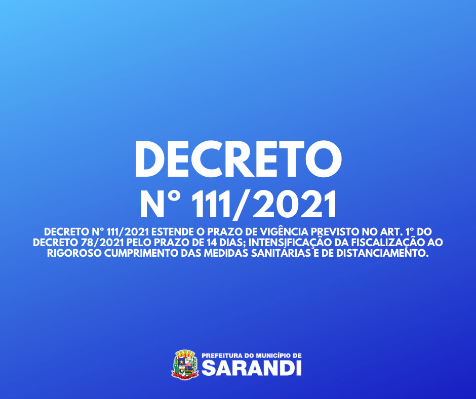 Decreto Nº 111/2021